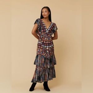 Forever 21 pattern maxi dress
